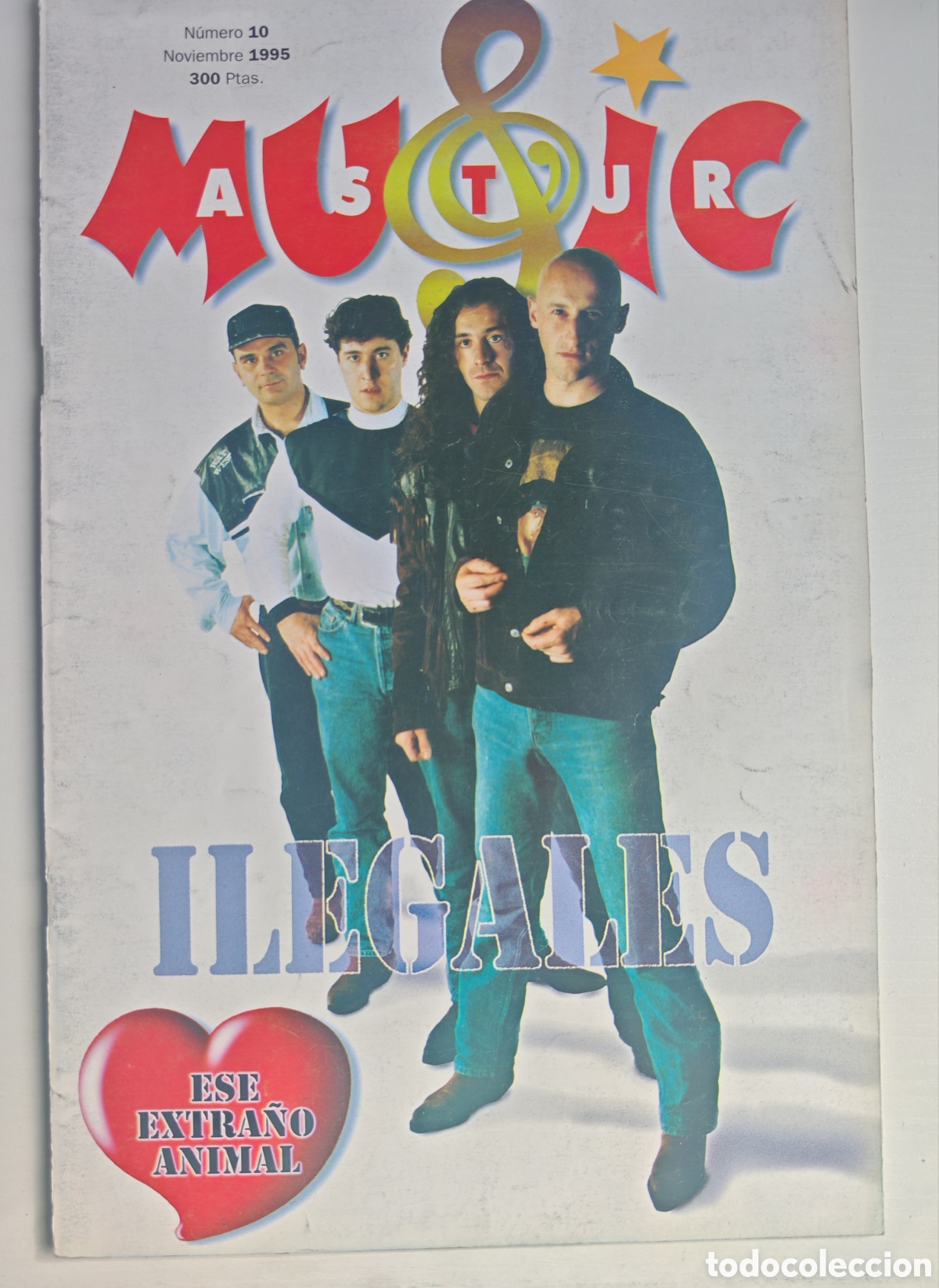 Coleccionismo de revistas y peri&oacute;dicos: Astur Music N&ordm; 10 Ilegales grupo rock