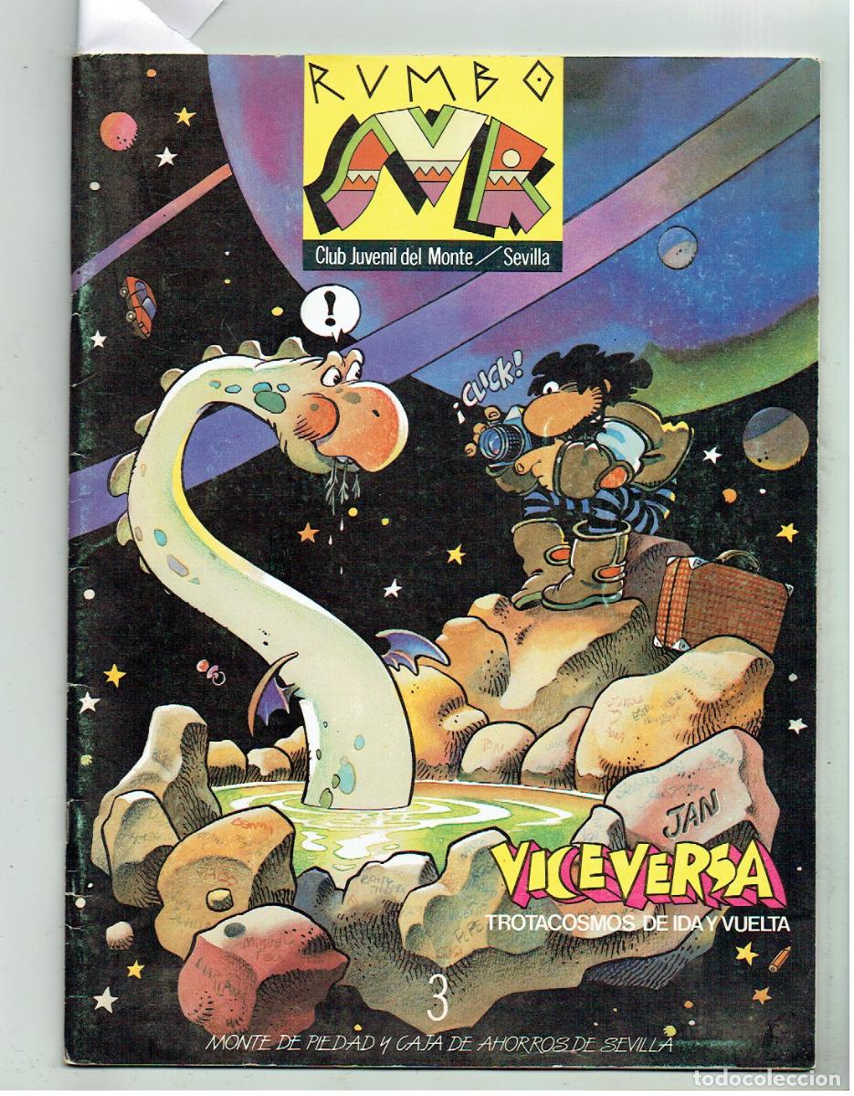 Collezionismo di Riviste e Giornali: RUMBO SUR. CLUB JUVENIL EL MONTE. N&ordm; 3. VICEVERSA, TROTACOSMOS .... NVBRE. 1985.(C/10 RUM)