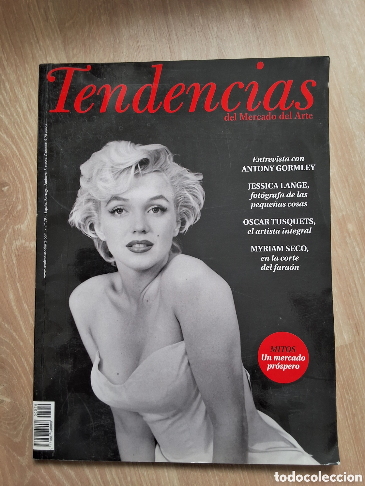 Collection Magazines and Newspapers: Tendencias revista portada y reportaje Marilyn Monroe n&uacute;mero 79