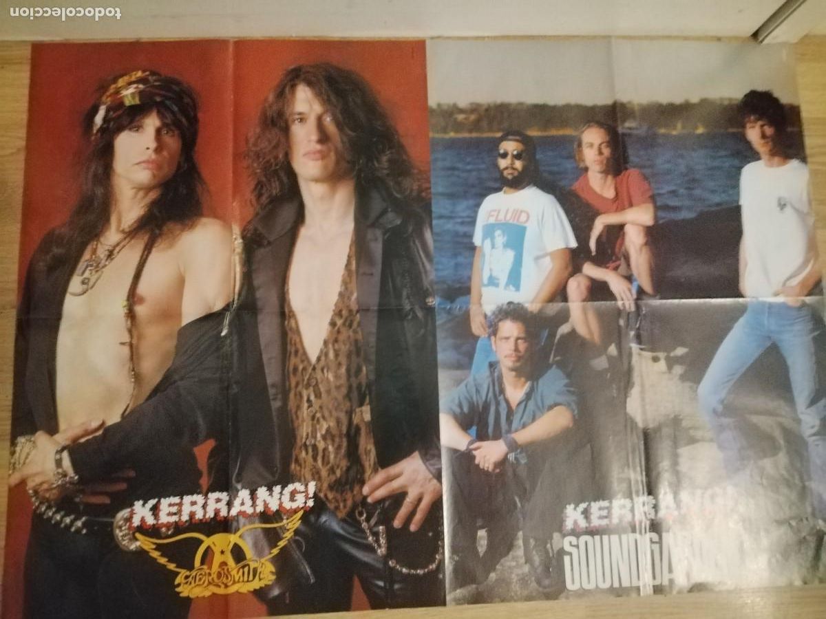 Sammeln von Zeitschriften und Zeitungen: Poste la doble cara, bon Jovi, Aerosmith, soundgardeb