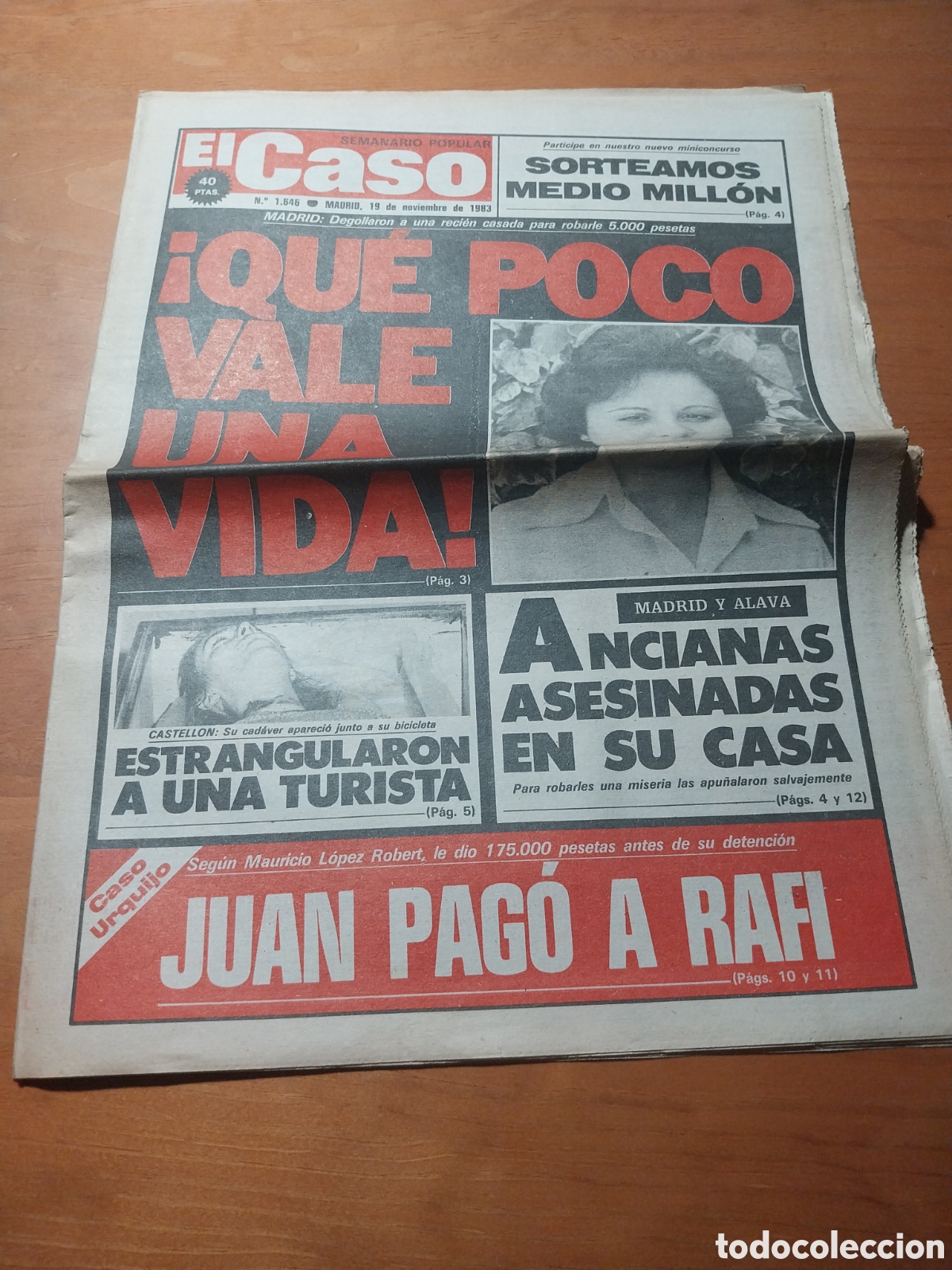 Coleccionismo de revistas y peri&oacute;dicos: EL CASO 1983 TURISTA CASTELLON