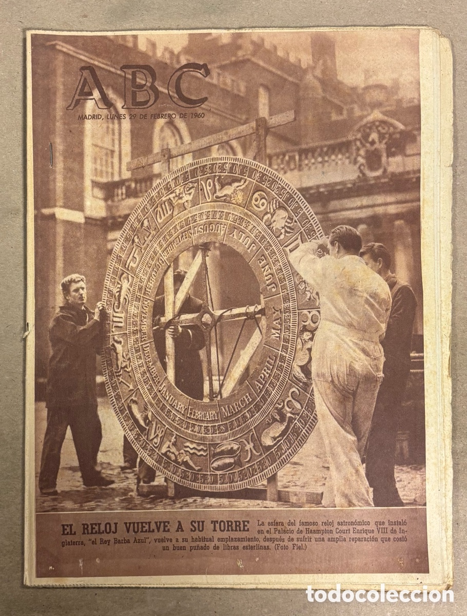 Coleccionismo de revistas y peri&oacute;dicos: ABC (29 FEBRERO 1969) RELOJ PALACIO HAMPTON COURT, INTENTONA TERRORISTA MADRID, MODA ESPA&Ntilde;OLA