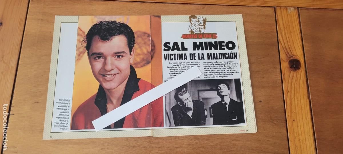 Coleccionismo de revistas y peri&oacute;dicos: CLIPPING 1993: SAL MINEO V&Iacute;CTIMA DE LA MALDICI&Oacute;N (MUERTES DE CINE 5)