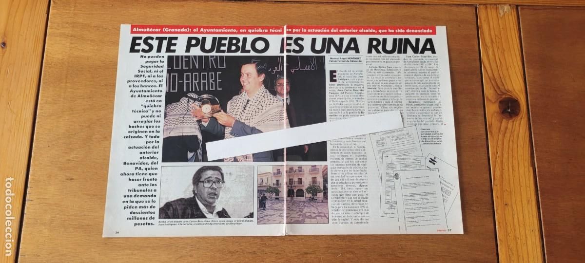 Coleccionismo de revistas y peri&oacute;dicos: RETAL 1993: ALMU&Ntilde;ECAR, GRANADA. AYUNTAMIENTO EN QUIEBRA T&Eacute;CNICA / MALLORCA PENSI&Oacute;N ES REFUGI