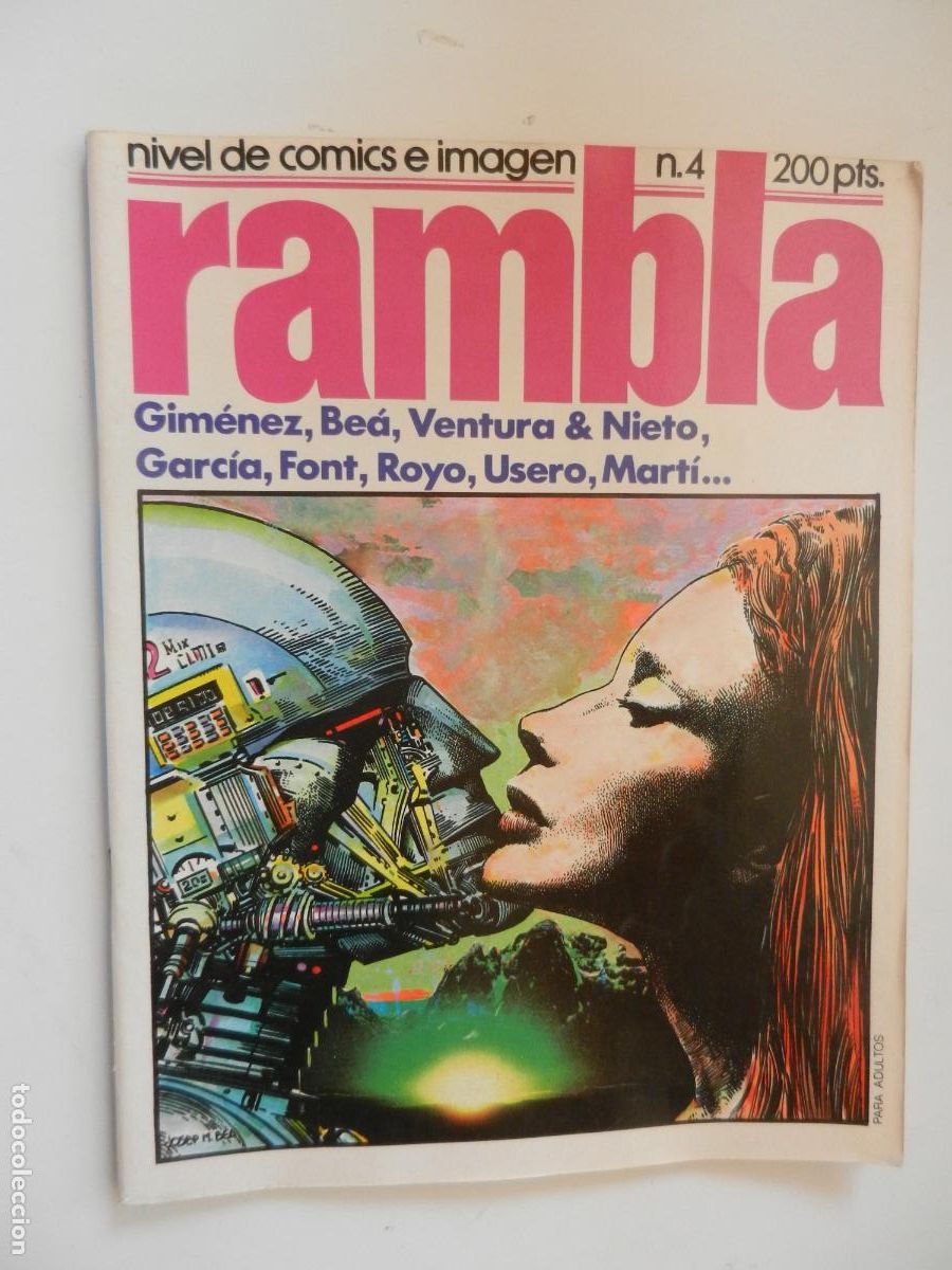 Collectionnisme de Revues et Journaux: RAMBLA N&ordm; 4 RAMBLA NIVEL DEL COMIC ESPA&Ntilde;OL VER INDICE