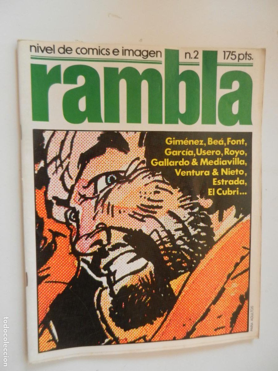 Collectionnisme de Revues et Journaux: RAMBLA N&ordm; 2 RAMBLA NIVEL DEL COMIC ESPA&Ntilde;OL - VER INDICE