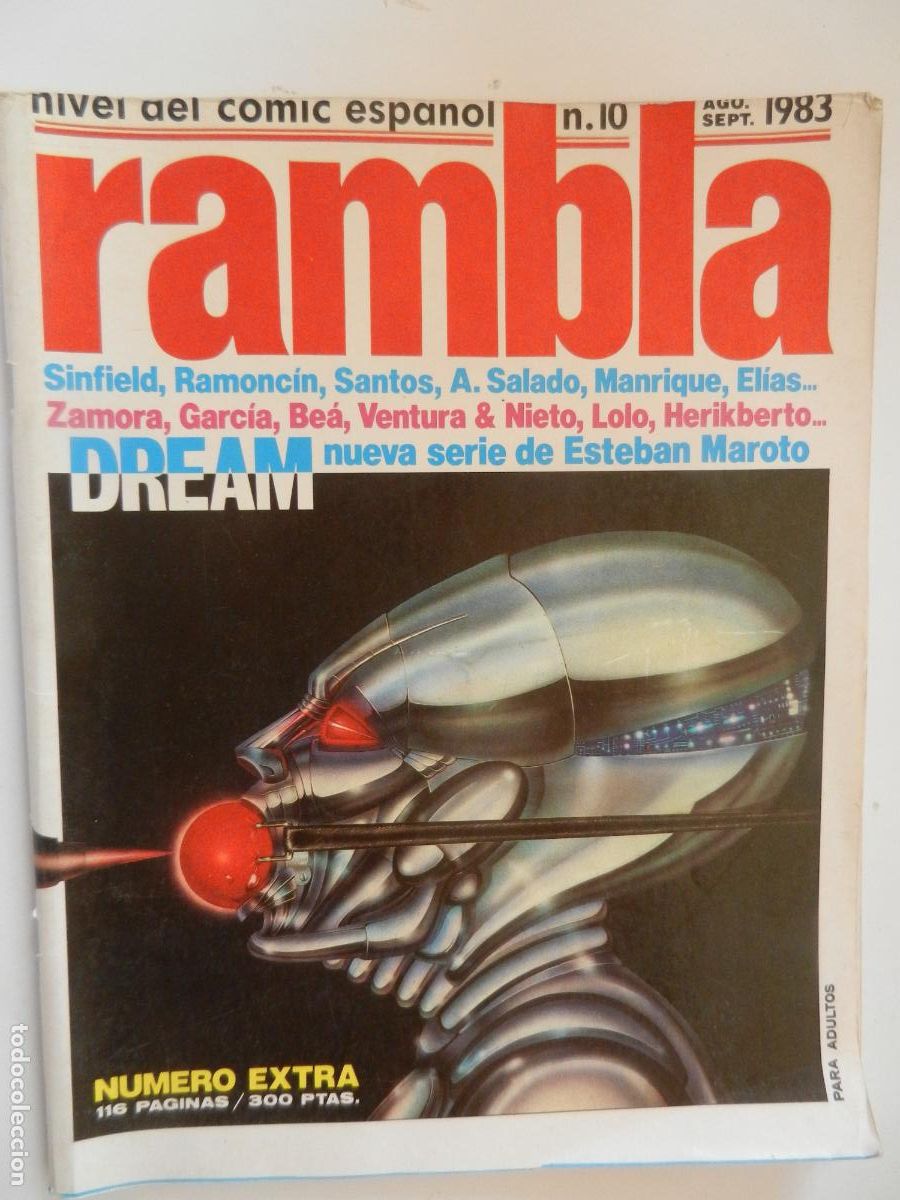 Coleccionismo de revistas y peri&oacute;dicos: RAMBLA N&ordm; 10 - EXTRA RAMBLA NIVEL DEL COMIC ESPA&Ntilde;OL- 08-09-1983 - VER INDICE