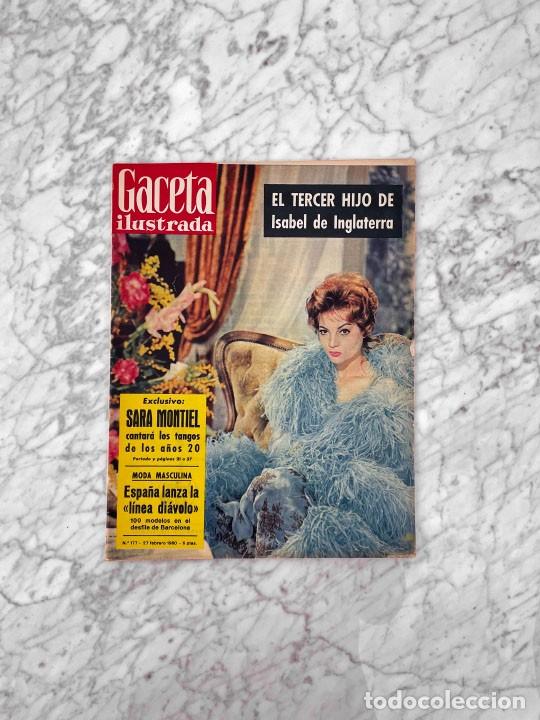 Collectionnisme de Revues et Journaux: GACETA ILUSTRADA - 1960 - FELIPE DE MOUNTBATTEN, SARA MONTIEL, SEVILLA, SEAT 1400C, FARAH DIBA