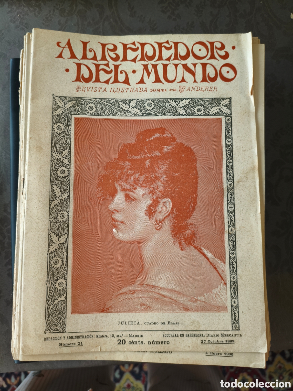 Coleccionismo de revistas y peri&oacute;dicos: 55 revistas antiguas ALREDEDOR DEL MUNDO