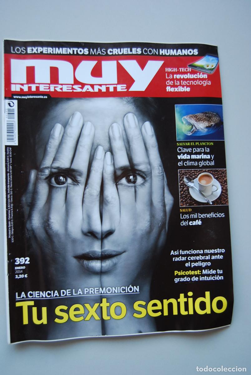 Collectionnisme de Revues et Journaux: MUY INTERESANTE.NUM.392-2014 : TU SEXTO SENTIDO-MIL BENEFICIOS DEL CAF&Eacute;-VIDA MARINA-