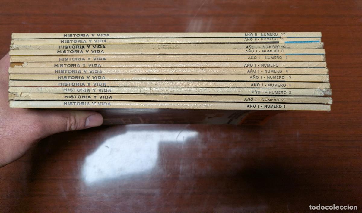 Collection Magazines and Newspapers: colecci&oacute;n 30 revistas historia y vida &ndash; barcelona &ndash; madrid - numeros 1 a 24 y 57 a 62