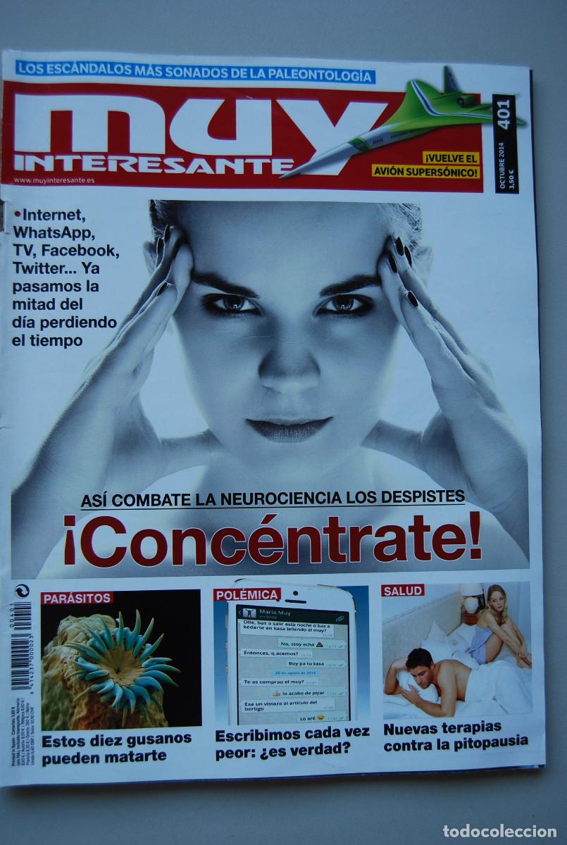 Sammeln von Zeitschriften und Zeitungen: MUY INTERESANTE.NUM.401-2014 : CONCENTRATE&iexcl;-ESCABDALOS DE LA PALEONTOLOG&Iacute;A-PARASITOS-PITOPAUSIA