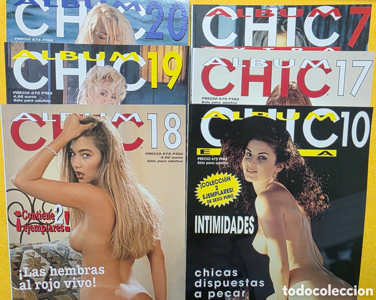 Colecionismo de Revistas e Jornais: Album chic-Revista er&oacute;tica solo para adultos.