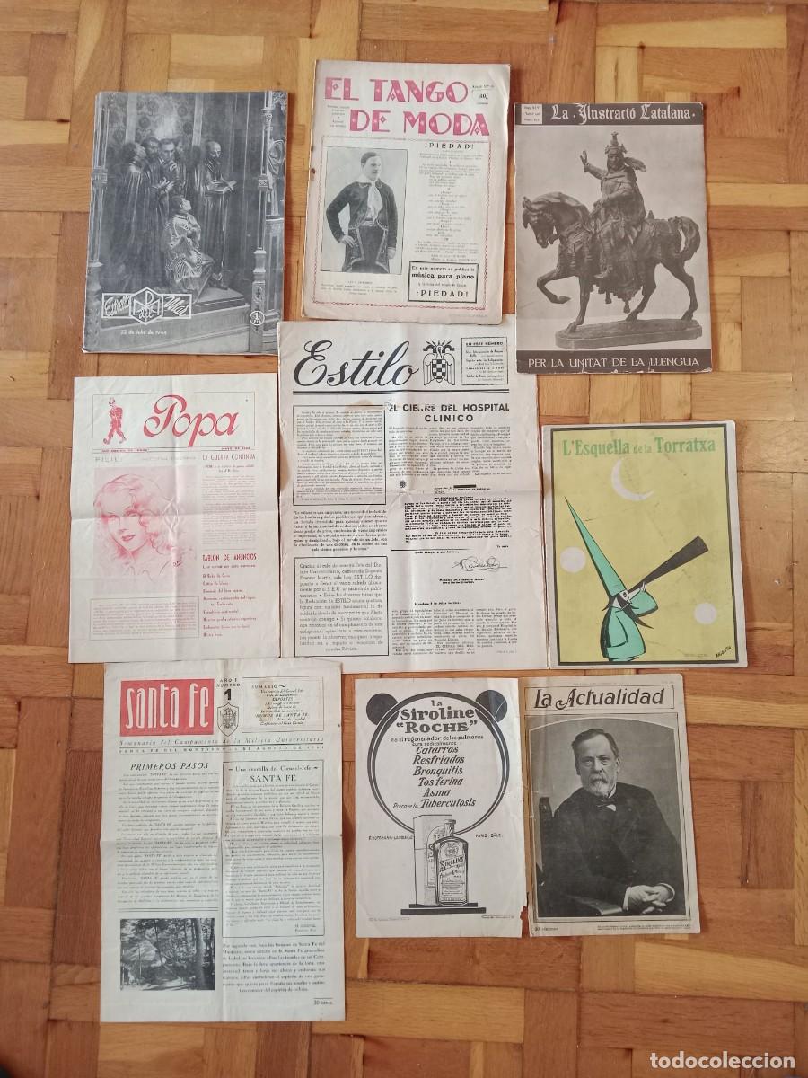 Coleccionismo de revistas y peri&oacute;dicos: 7 Revistas antiguas + Regalo