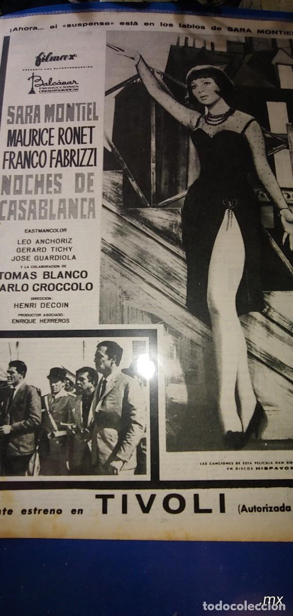 Colecionismo de Revistas e Jornais: sara montiel noches de casablanca