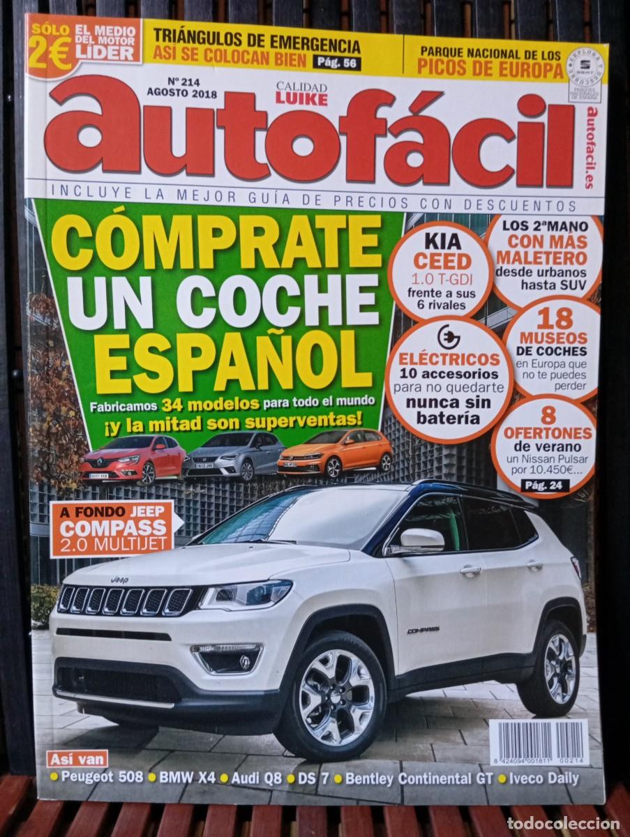 Sammeln von Zeitschriften und Zeitungen: Revista Autof&aacute;cil No214 Agosto 2018 Luike