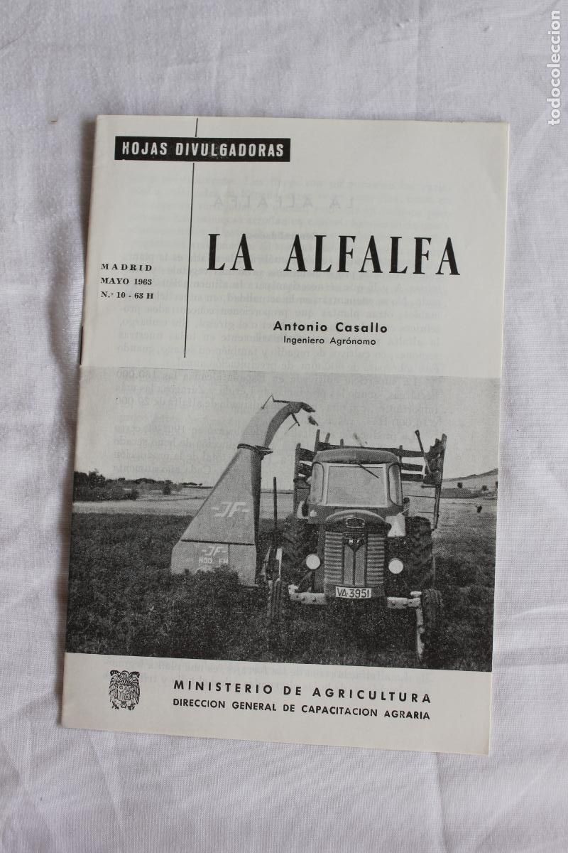 Coleccionismo de revistas y peri&oacute;dicos: HOJAS DIVULGADORAS LA ALFALFA 1963 N&ordm; 10
