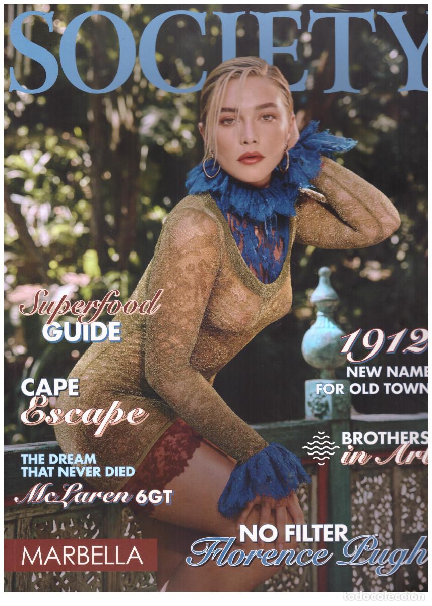 Collezionismo di Riviste e Giornali: Revista Society: Florence Pugh / Dakota Johnson / Machine Gun Kelly
