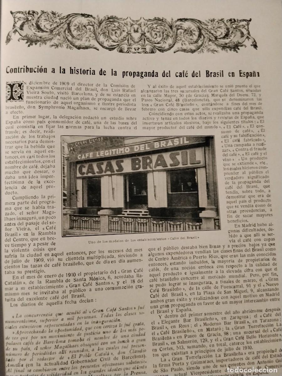 Coleccionismo de revistas y peri&oacute;dicos: CAFE BRASIL GRAN CAFE SANTOS GRAN CAFE CATALAN PROPAGANDA CAFE EN BARCELONA REVISTA 1933