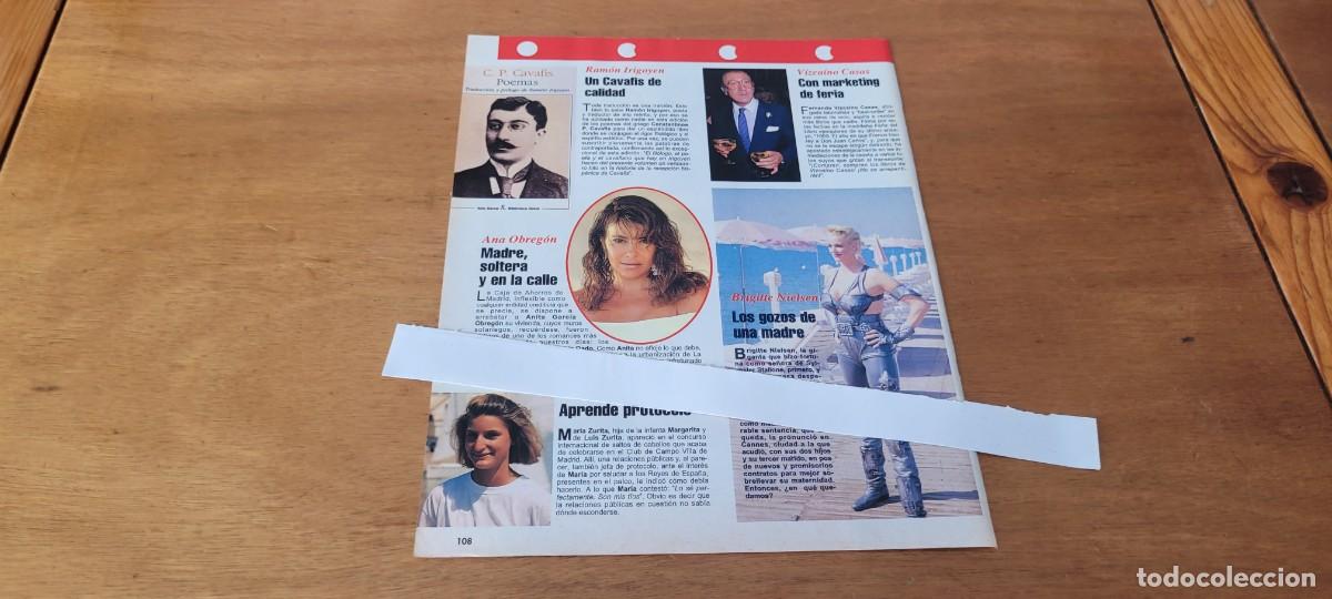 Coleccionismo de revistas y peri&oacute;dicos: CLIPPING 1994: ANA OBREG&Oacute;N. BRIGITTE NIELSEN. LOLA BALDRICH. GURUS SEGOVIA. VIZCAINO CASAS. BRANDY Q
