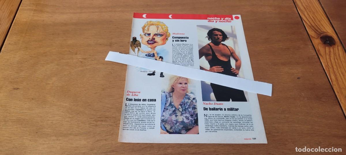 Coleccionismo de revistas y peri&oacute;dicos: CLIPPING 1994: NACHO DUATO. MADONNA. DUQUESA DE ALBA.