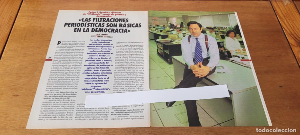 Coleccionismo de revistas y peri&oacute;dicos: CLIPPING 1994: PEDRO J. RAM&Iacute;REZ. DIRECTOR DE &rdquo;EL MUNDO&rdquo;, ENTREVISTA. FILTRACIONES // EMILIO ROMERO