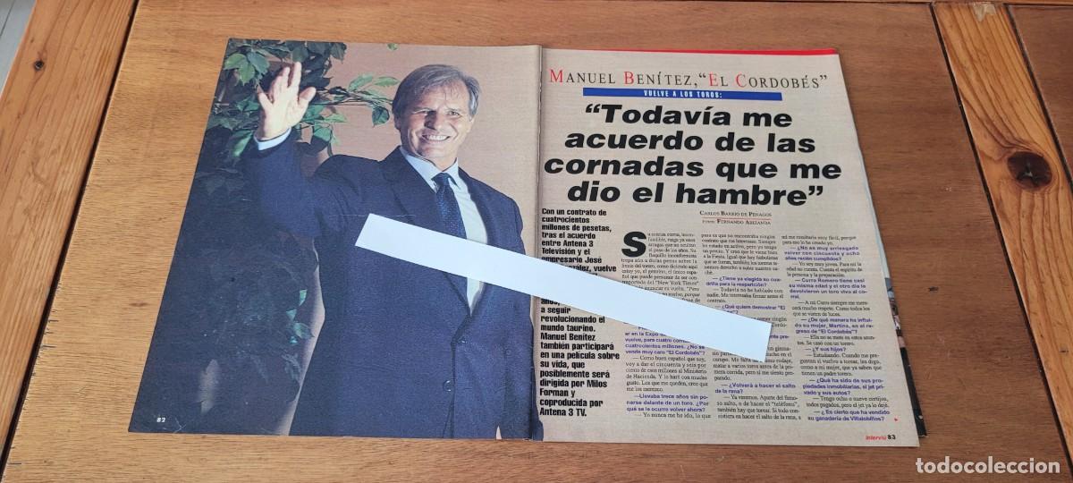 Coleccionismo de revistas y peri&oacute;dicos: CLIPPING 1994: MANUEL BENITEZ &rdquo;EL CORDOB&Eacute;S&rdquo; // LENDOIRO. BARBRA STREISAND. J. M. CARRASCAL. PALOMA