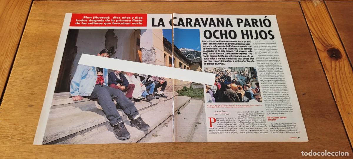 Coleccionismo de revistas y peri&oacute;dicos: CLIPPING 1994: LA CARAVANA DE SOLTERAS DE PLAN DIEZ A&Ntilde;OS DESPU&Eacute;S.