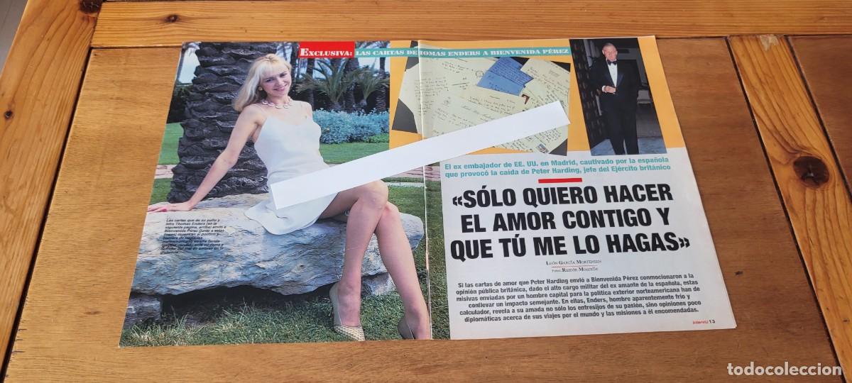 Coleccionismo de revistas y peri&oacute;dicos: CLIPPING 1994: BIENVENIDA P&Eacute;REZ. ENTREVISTA. LAS CARTAS MANUSCRITAS.