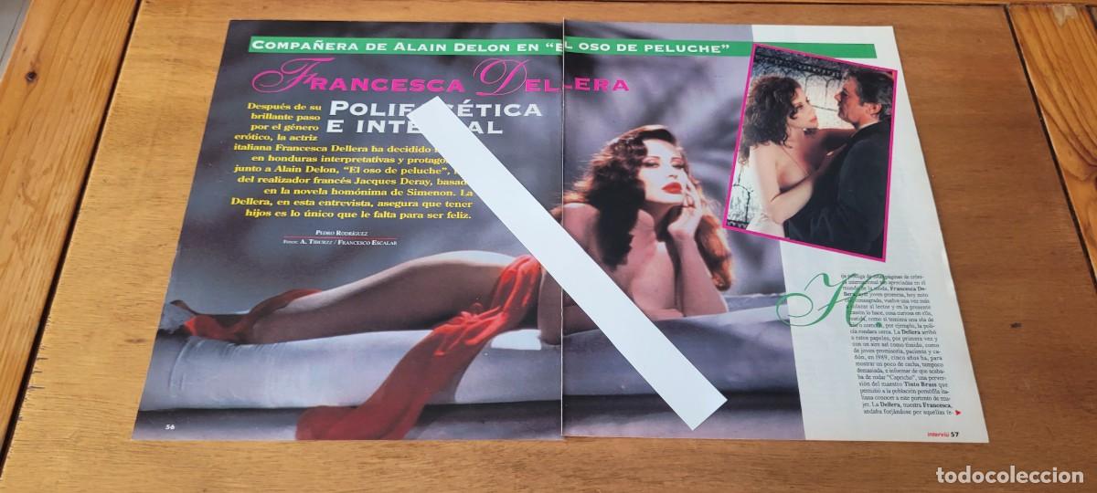 Coleccionismo de revistas y peri&oacute;dicos: CLIPPING 1994: FRANCESCA DELLERA. ENTREVISTA.