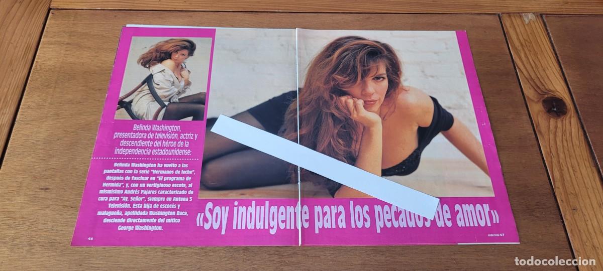 Coleccionismo de revistas y peri&oacute;dicos: CLIPPING 1994: LENDOIRO PRESIDENTE DEL DEPORTIVO DE LA CORU&Ntilde;A // BELINDA WASHINGTON, DESCENDIENTE DE