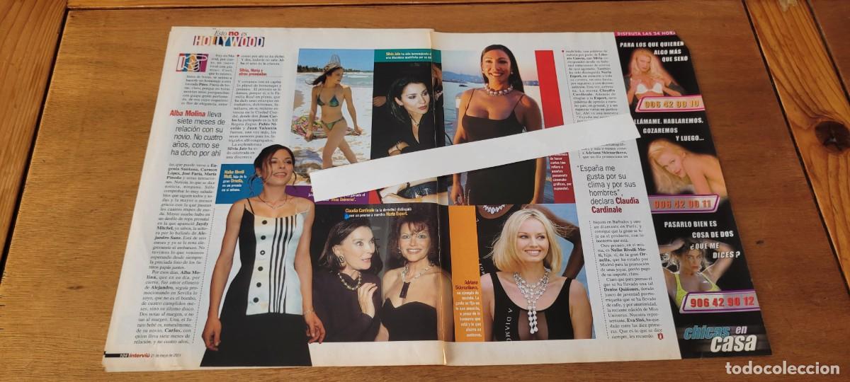Coleccionismo de revistas y peri&oacute;dicos: CLIPPING 2001: SILVIA JATO. CLAUDIA CARDINALE Y NURIA ESPERT. MAR&Iacute;A BRAVO. ADRIANA SLDENARIKOVA