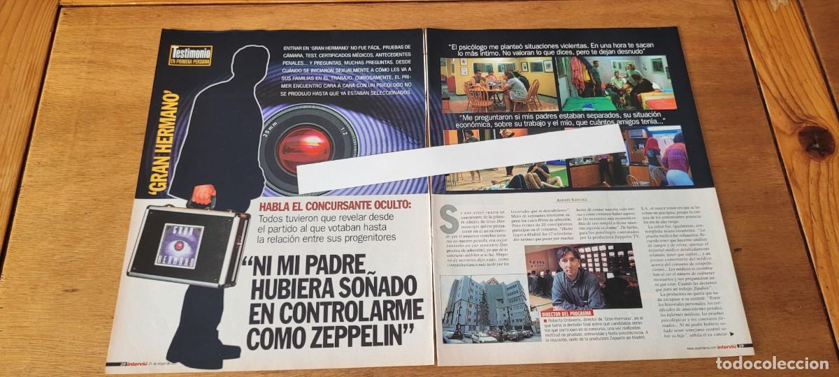Coleccionismo de revistas y peri&oacute;dicos: CLIPPING 2001: GRAN HERMANO, TESTIMONIO EN PRIMERA PERSONA. HABLA EL CONCURSANTE OCULTO.
