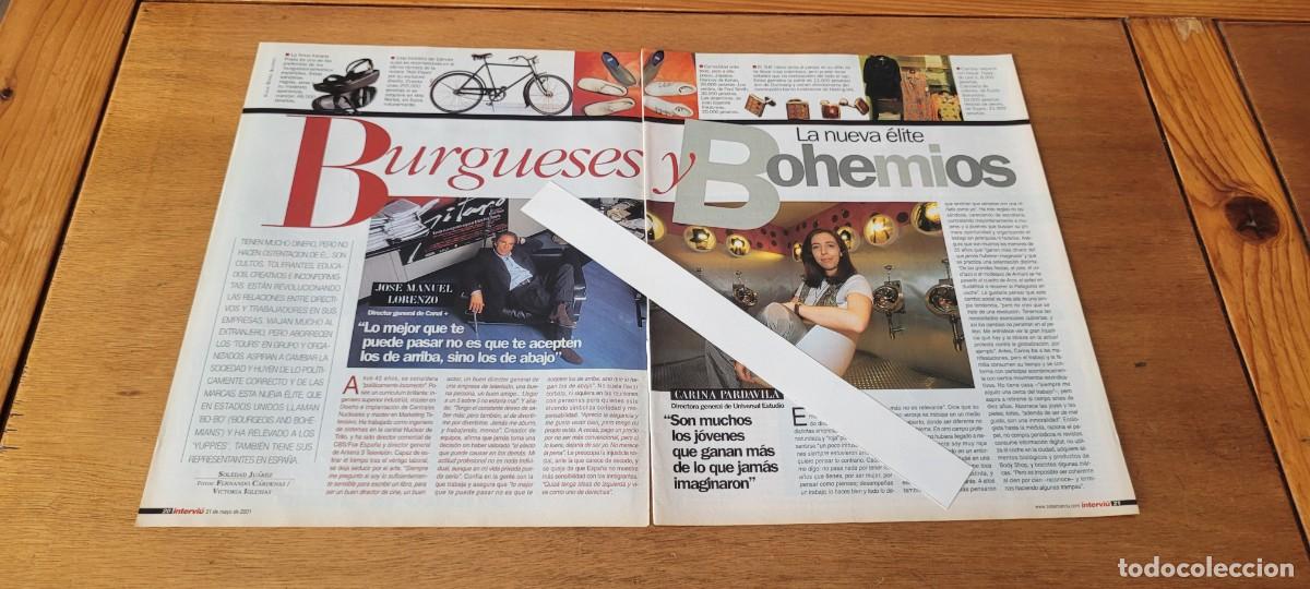 Coleccionismo de revistas y peri&oacute;dicos: CLIPPING 2001: J.M. LORENZO. CARINA PARDAVILA. GONZALO FIGARI. &Aacute;NGEL YBA&Ntilde;EZ / PUBLICIDAD BLOW. PEN&Eacute;L