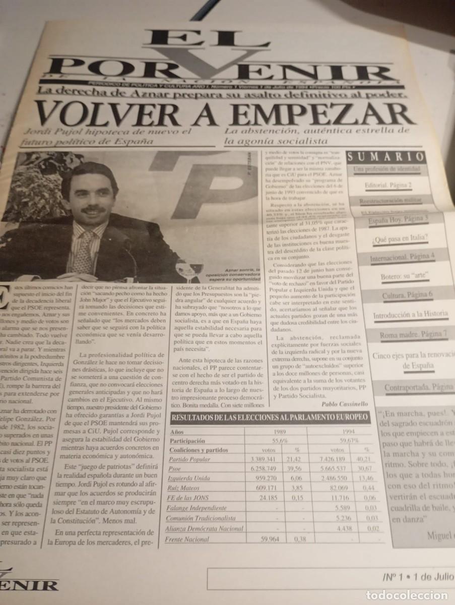Collection Magazines and Newspapers: PERI&Oacute;DICO EL BOLET&Iacute;N DE LA NACI&Oacute;N ESPA&Ntilde;OLA (&Aacute;REA INCONFORMISTA) CASSINELLO REF. UR MES