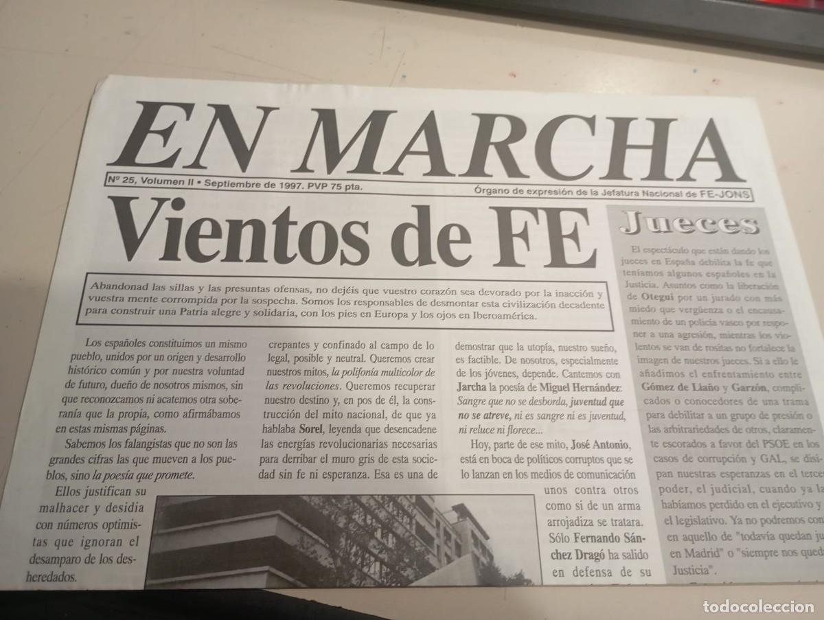 Collection Magazines and Newspapers: REVISTA EN MARCHA, FALANGE ESPA&Ntilde;OLA. N&ordm; 25. SEPTIEMBRE DE 1997 REF. UR MES.