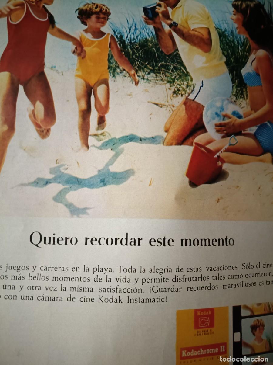 Colecionismo de Revistas e Jornais: PUBLICIDAD VINTAGE. ANUNCIO DE C&Aacute;MARA DE CINE KODAK INSTAMATIC, 1967