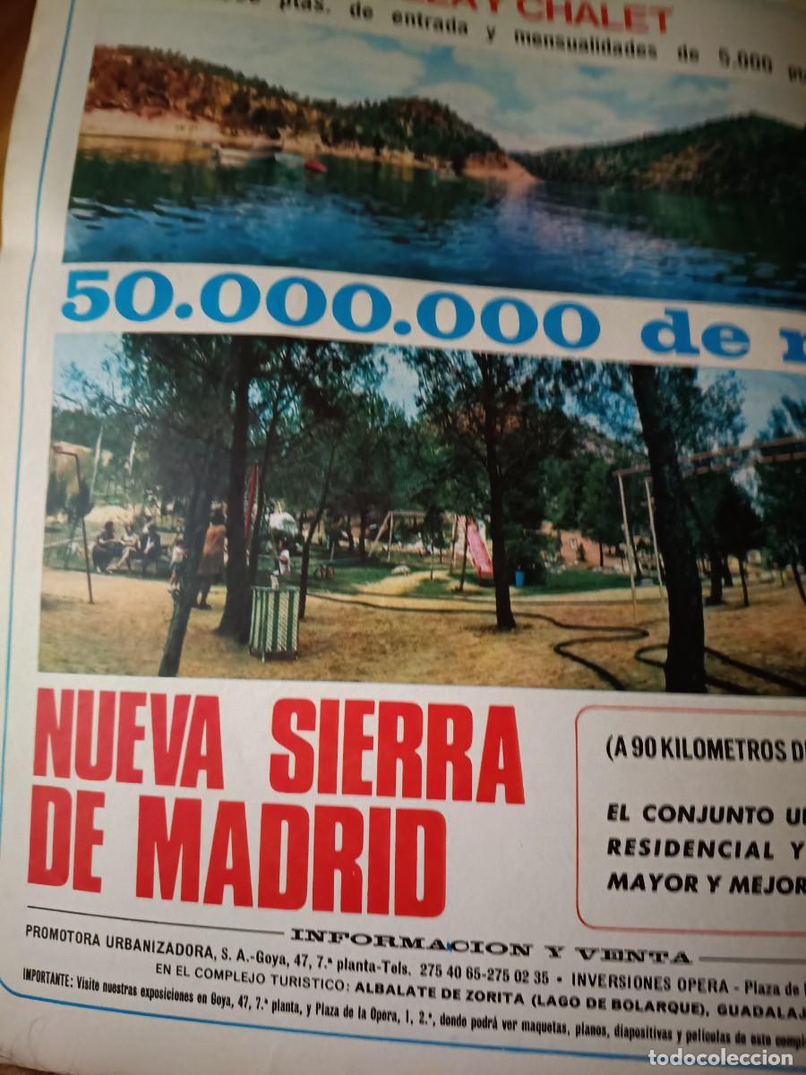 Colecionismo de Revistas e Jornais: PUBLICIDAD. ANUNCIO URBANIZACI&Oacute;N NUEVA SIERRA DE MADRID, ALBALATE DE ZORITA, GUADALAJARA. 1967