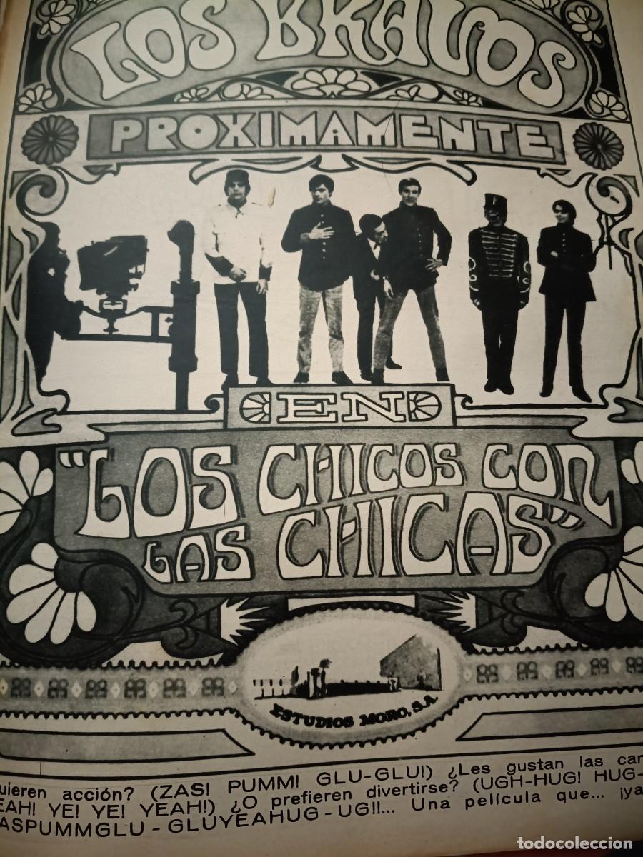 Coleccionismo de revistas y peri&oacute;dicos: PUBLICIDAD VINTAGE. ANUNCIO DE PEL&Iacute;CULA LOS CHICOS CON LAS CHICAS DE LOS BRAVOS . 26X34 CM. 1967