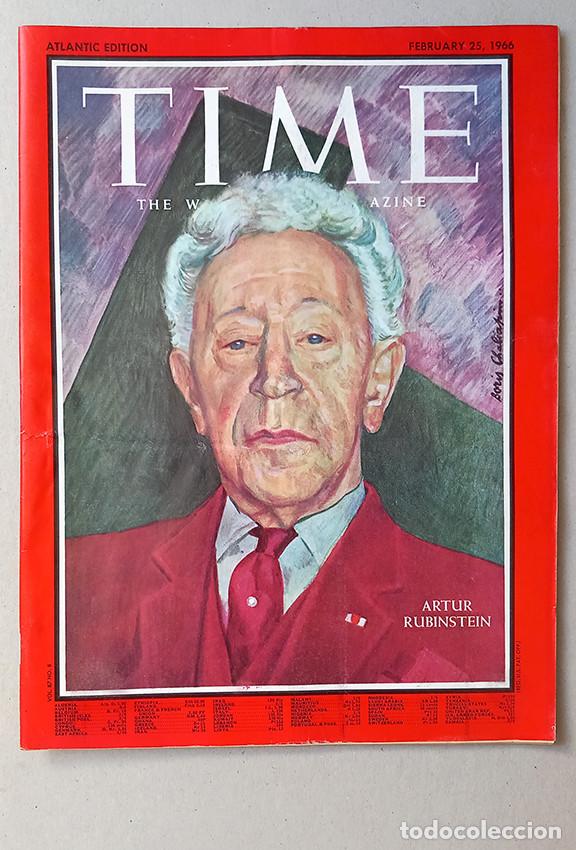 Collectionnisme de Revues et Journaux: Artur Rubinstein, The Undeniable Romantic. Henri Matisse, Arabesques. Time, 1966