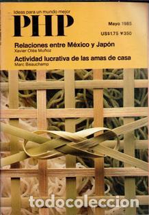 Collectionnisme de Revues et Journaux: PHP. Ideas para un mundo mejor. Mayo 1985