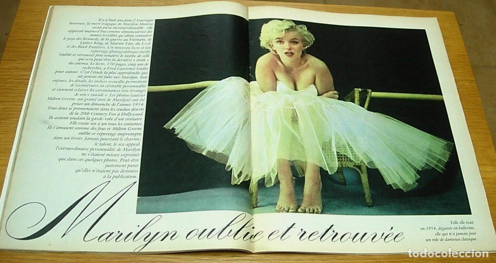 Coleccionismo de revistas y peri&oacute;dicos: Revista Francesa PARIS MATCH n&ordm; 1112 MARILYN MONROE art&iacute;culo 12 P&aacute;ginas 1970 ST. TROPEZ CITROEN GS