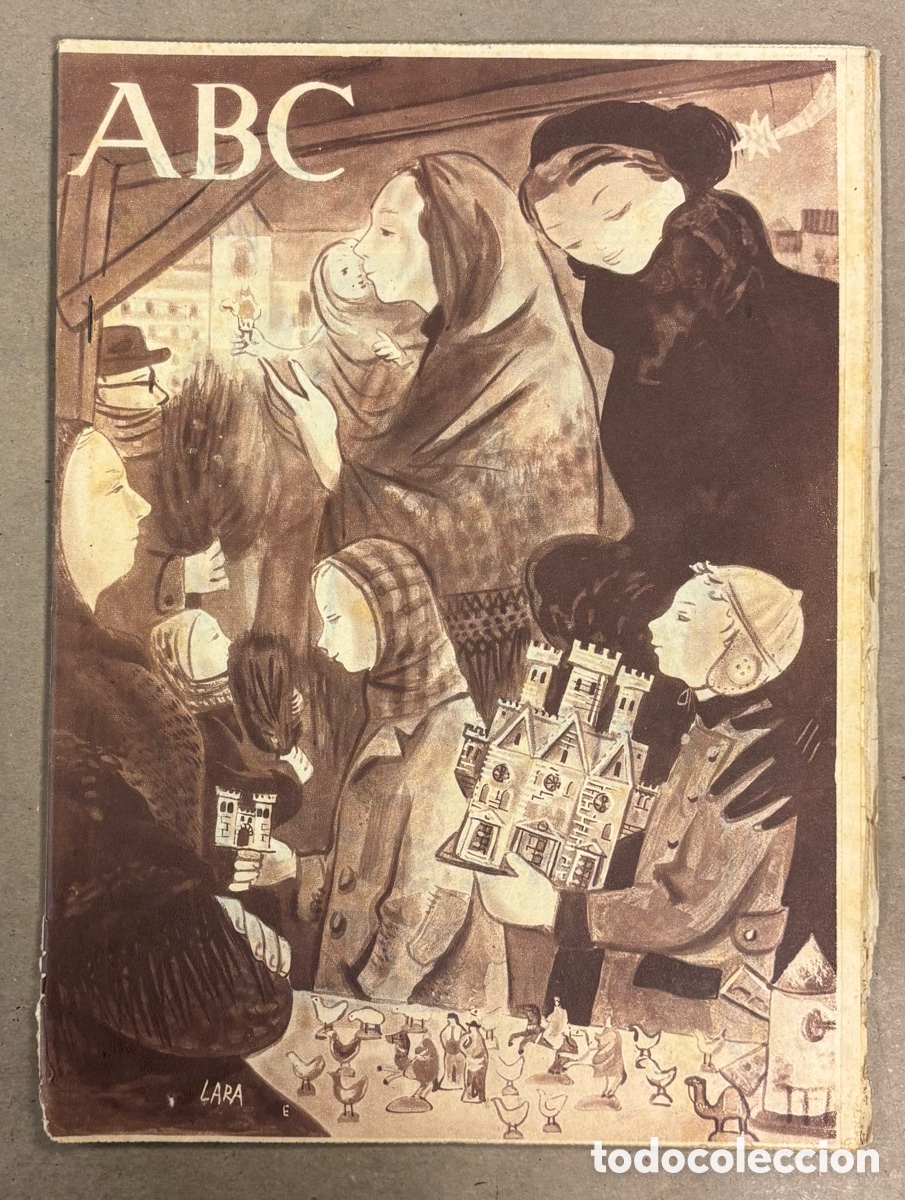 Colecionismo de Revistas e Jornais: ABC (26 DICIEMBRE 1955) CARTAGENA Y SU RIQUEZA MINERA, REAL MADRID 4-0 PARTIZAN BELGRADO COPA EUROPA