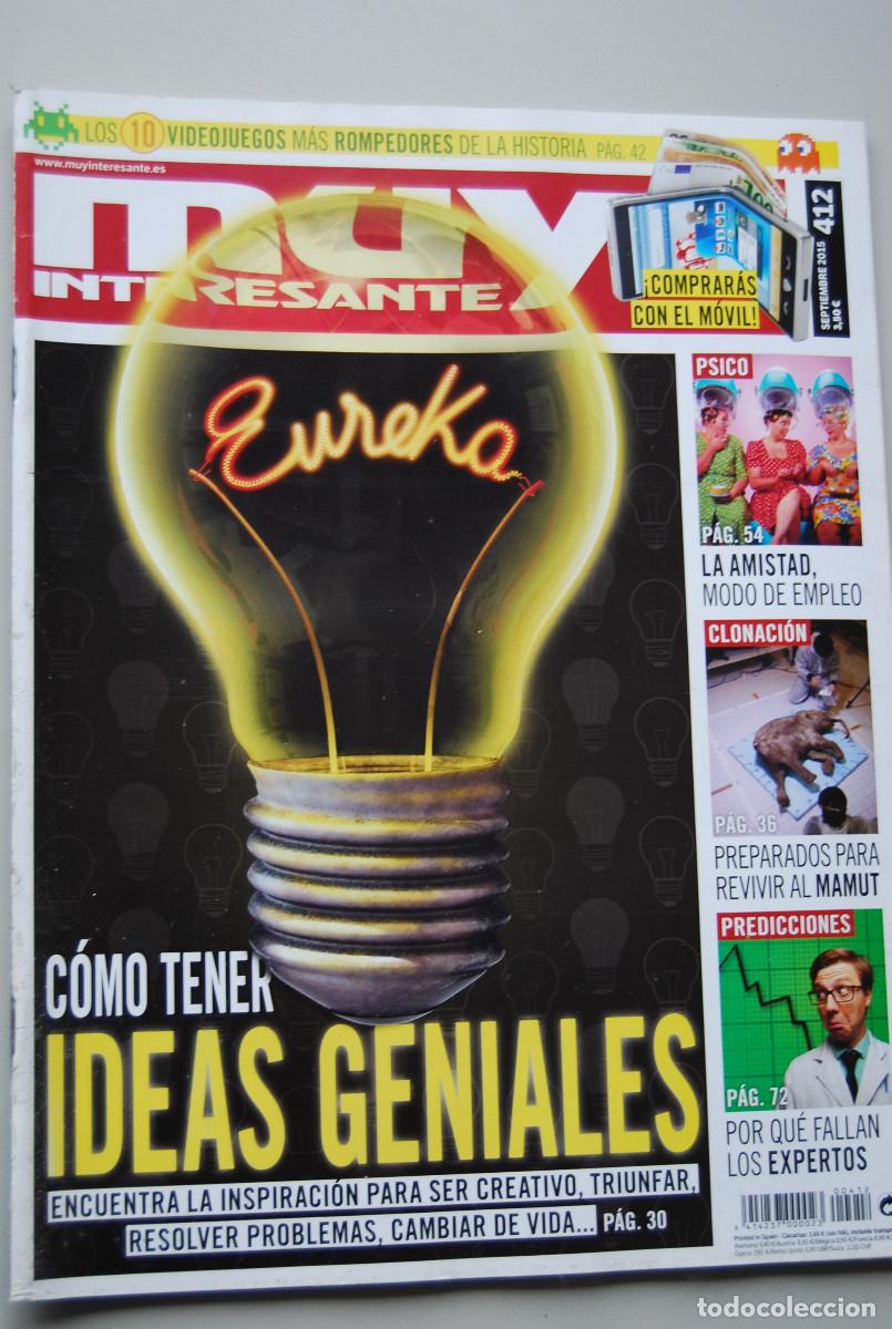 Collectionnisme de Revues et Journaux: MUY INTERESANTE.NUM.412- 2015 : IDEAS GENIALES-LA AMISTAD-REVIVIR AL MAMUT-PREDICCIONES