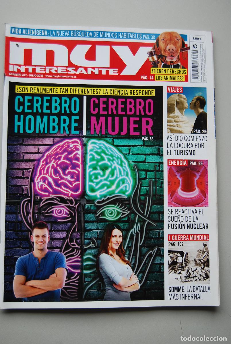 Coleccionismo de revistas y peri&oacute;dicos: MUY INTERESANTE.NUM.422- 2016 :CEREBRO HOMBRE,CEREBRO MUJER-FUSI&Oacute;N NUCLEAR-SOMME II GUERRA MUNDIAL