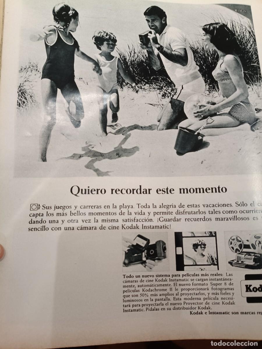 Collezionismo di Riviste e Giornali: PUBLICIDAD VINTAGE. ANUNCIO CAMARA DE CINE KODAK INSTAMATIC. 26X34 CM. 1967