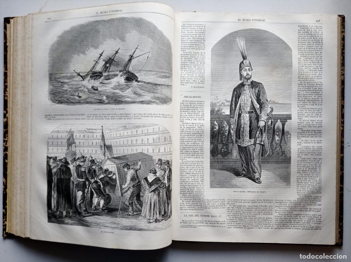 Coleccionismo de revistas y peri&oacute;dicos: EL MUSEO UNIVERSAL. MADRID 1861. EDICI&Oacute;N EN GRAN FOLIO. MULTITUD DE GRABADOS EN ACERO