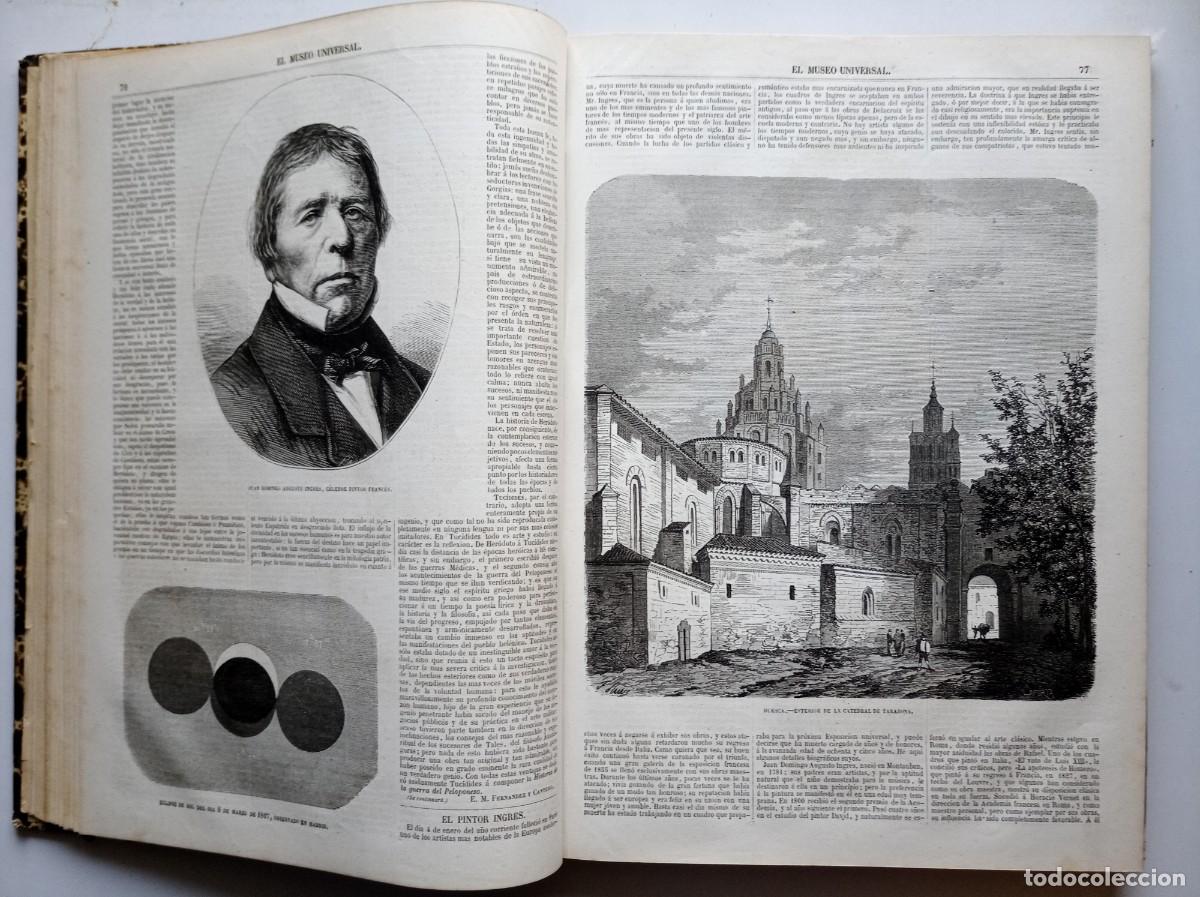 Coleccionismo de revistas y peri&oacute;dicos: EL MUSEO UNIVERSAL. MADRID 1867. EDICI&Oacute;N EN GRAN FOLIO. MULTITUD DE GRABADOS EN ACERO