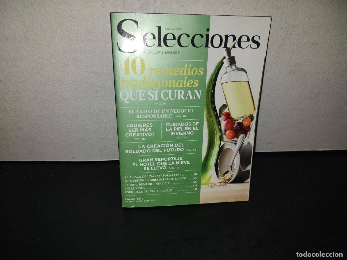 Coleccionismo de revistas y peri&oacute;dicos: 221- Selecciones Reader's Digest. 10 Remedios Tradicionales Que S&iacute; Curan - Enero 2019