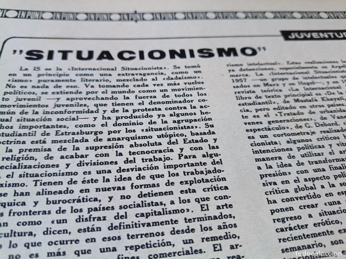 Coleccionismo de revistas y peri&oacute;dicos: INTERNACIONAL SITUACIONISTA, MAS ALL&Aacute; DEL MARXISMO Y EL ANARQUISMO PEQUE&Ntilde;O ART&Iacute;CULO DE TRIUNFO, 1967